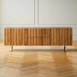 CB2 Scallop Media Credenza