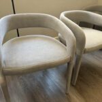 CB2 Gray Dining Chairs