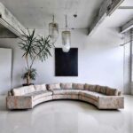 Milo Baughman Circular Sofa for Thayer Coggin