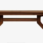 DWR Solid Oak Cross Extension Dining Room Table