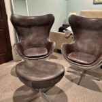 Restoration Hardware Aviator Egg chairs