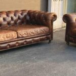 Restoration Hardware Chesterfield Sofa and Loveseat