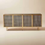 CB2 Wire Mesh Credenza
