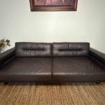Restoration Hardware Durrell Leather Sofa
